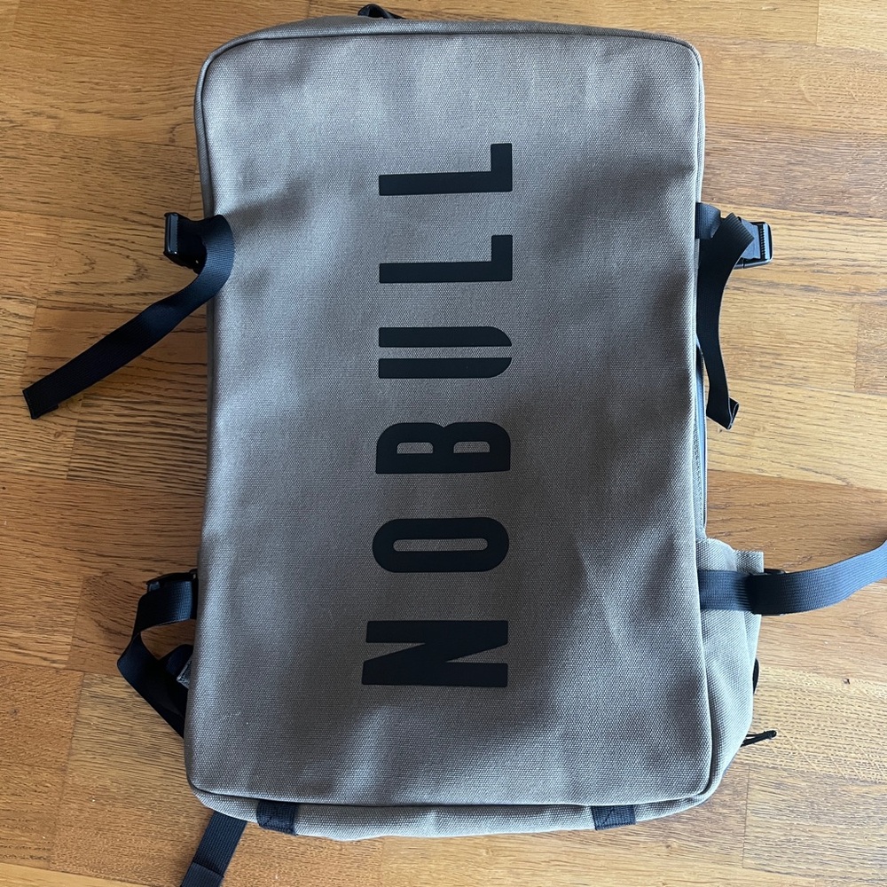 Nobull Waxed Canvas Duffleback Back Pack - Brand New
